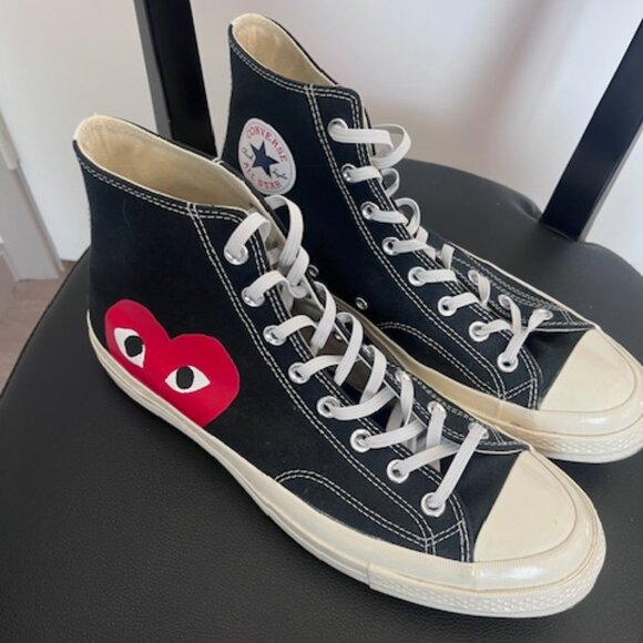 Converse Chuck Taylor All Star x Comme des Garçons Play - Size 11 - Picture 5 of 6